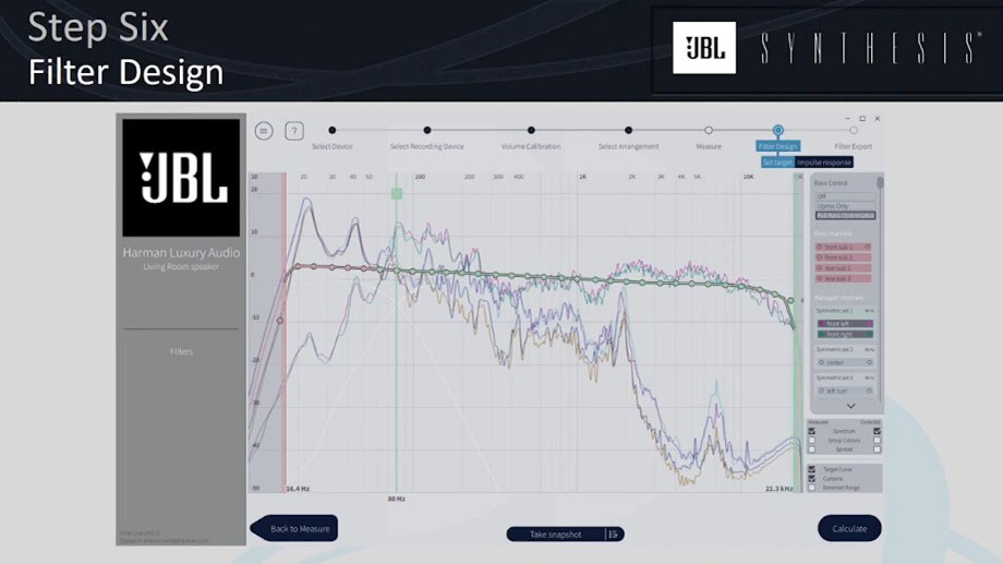 JBL Synthesis - Dirac Live Bass Control